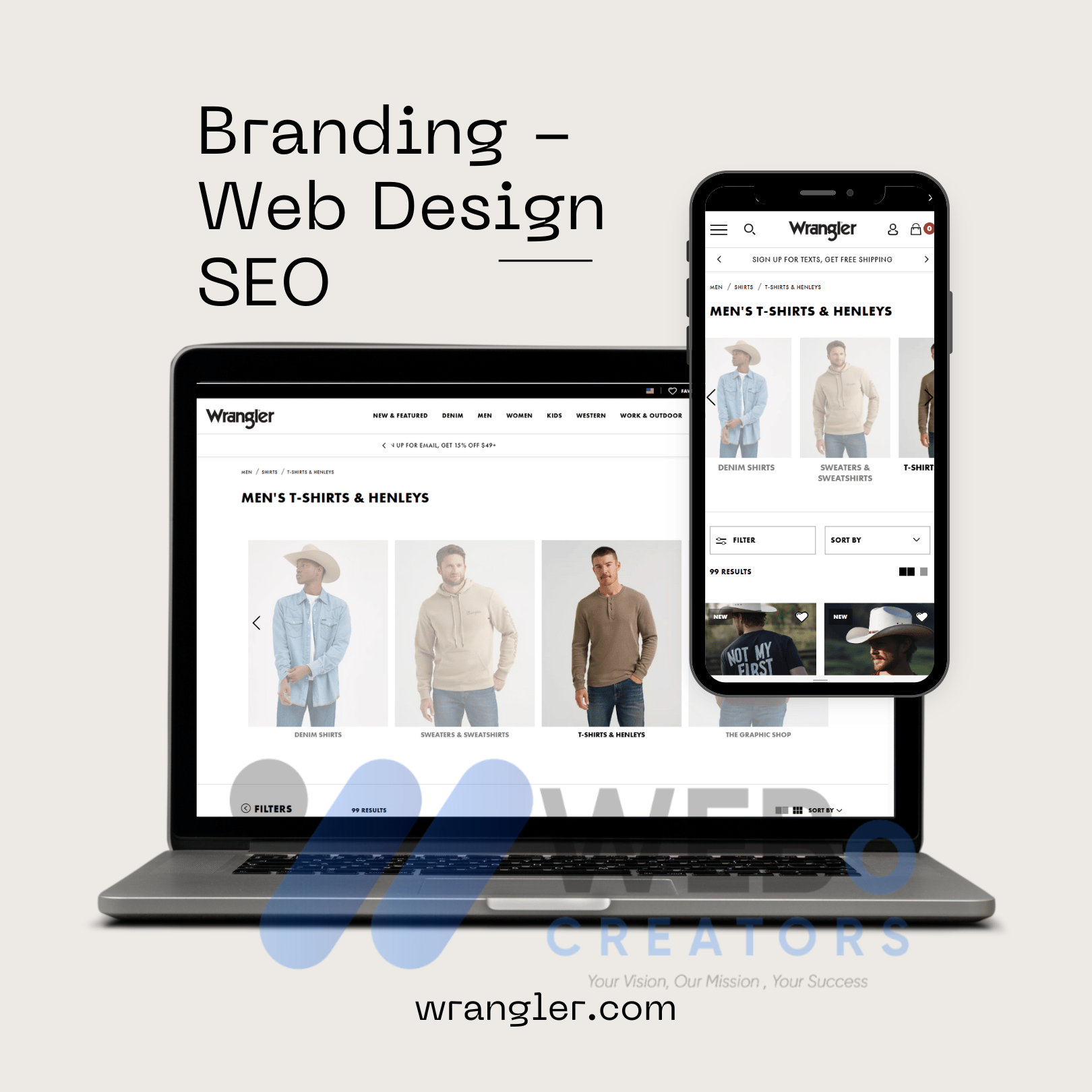 Dropshipping Shopify Ecommerce Store - Wrangler Online Shop